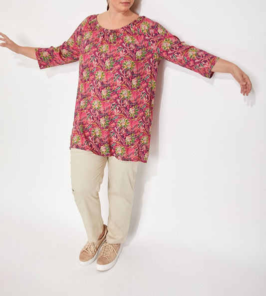 Tunique longue imprimée Ecovero ZOHAN