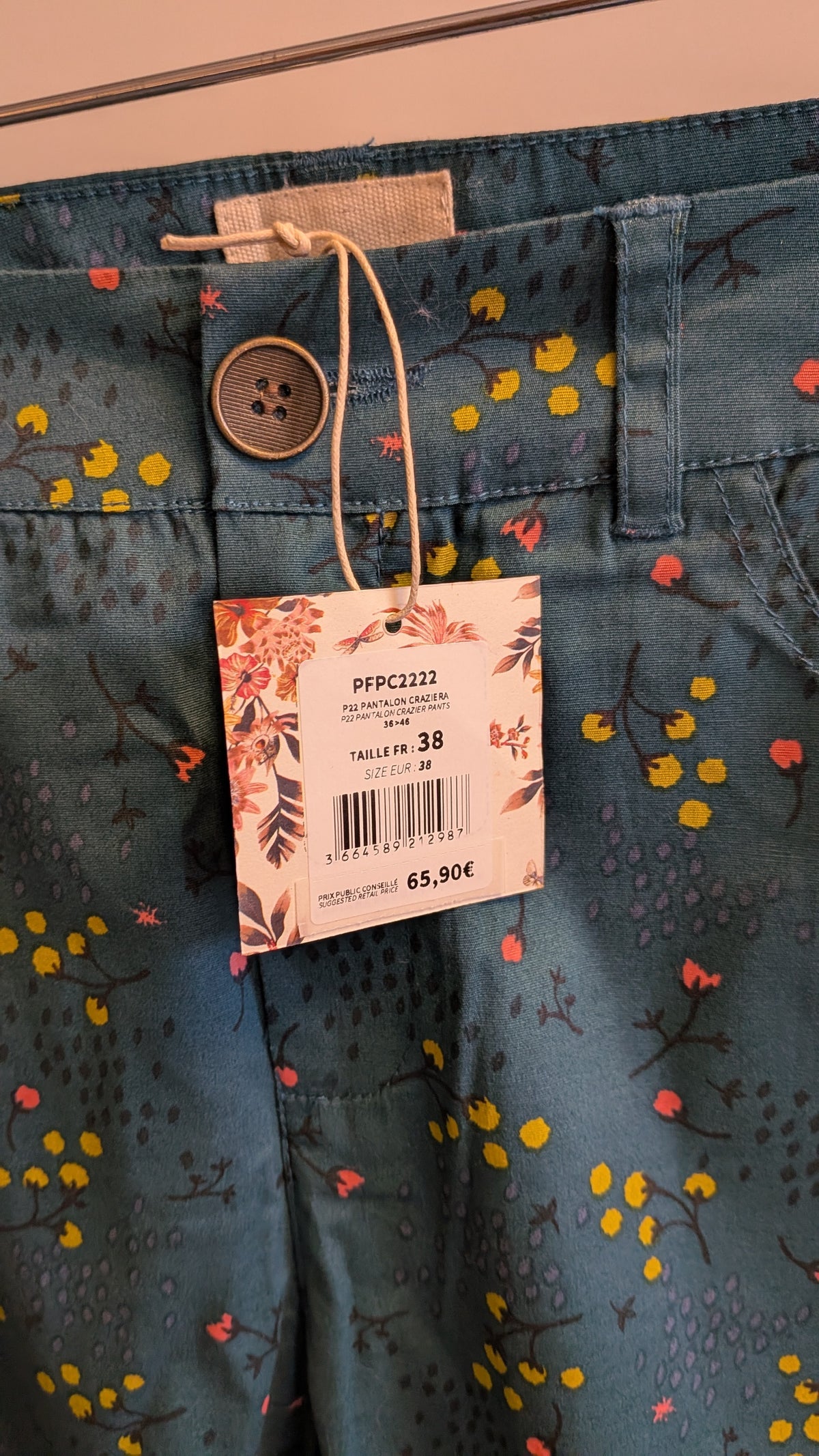 Pantalon coton imprimé CRAZIERA