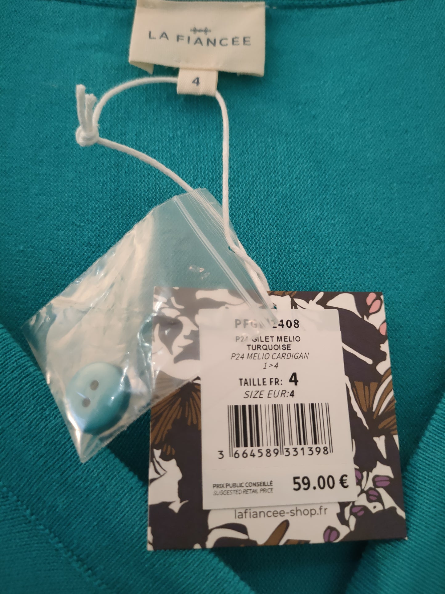 Gilet manches courtes maille MELIO
