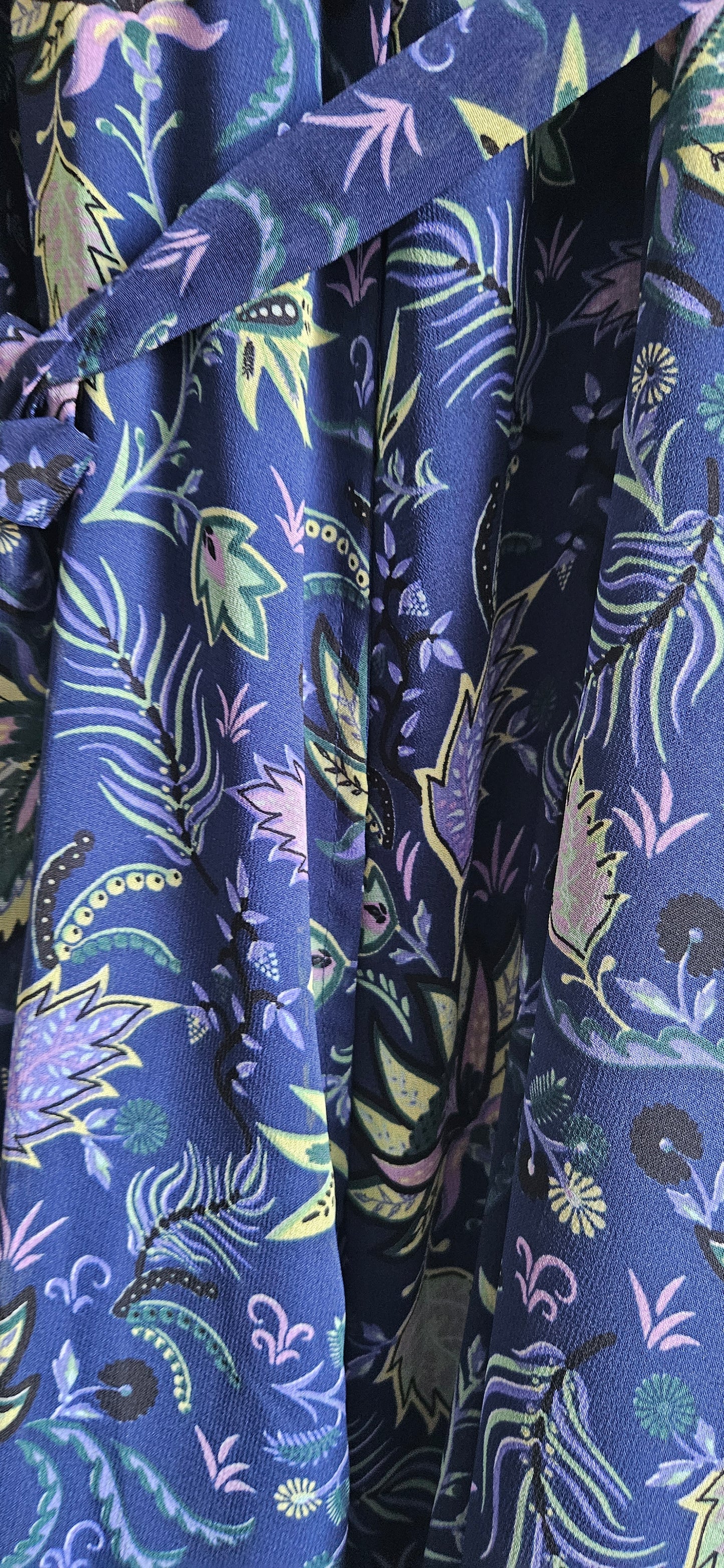 Robe longue fluide voile imprimée MALADA