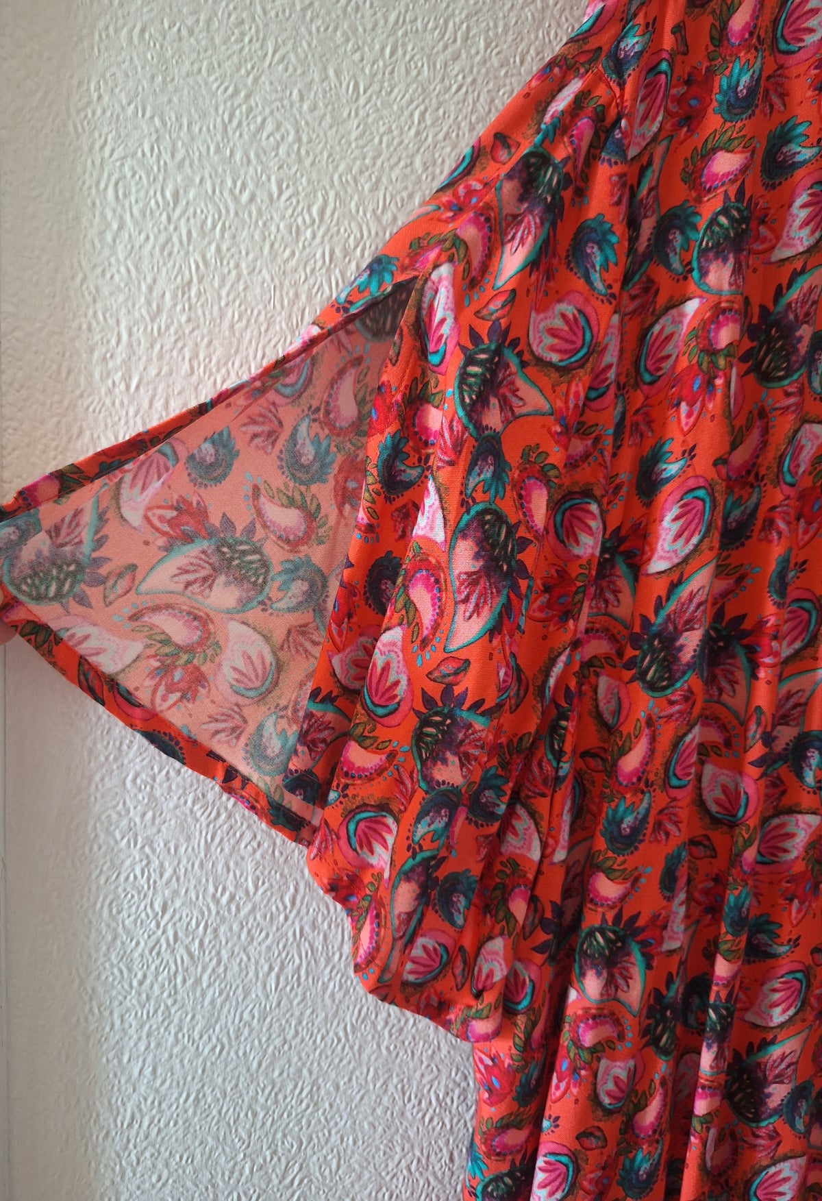 Robe imprimée fluide évasée Ecovero ZOE
