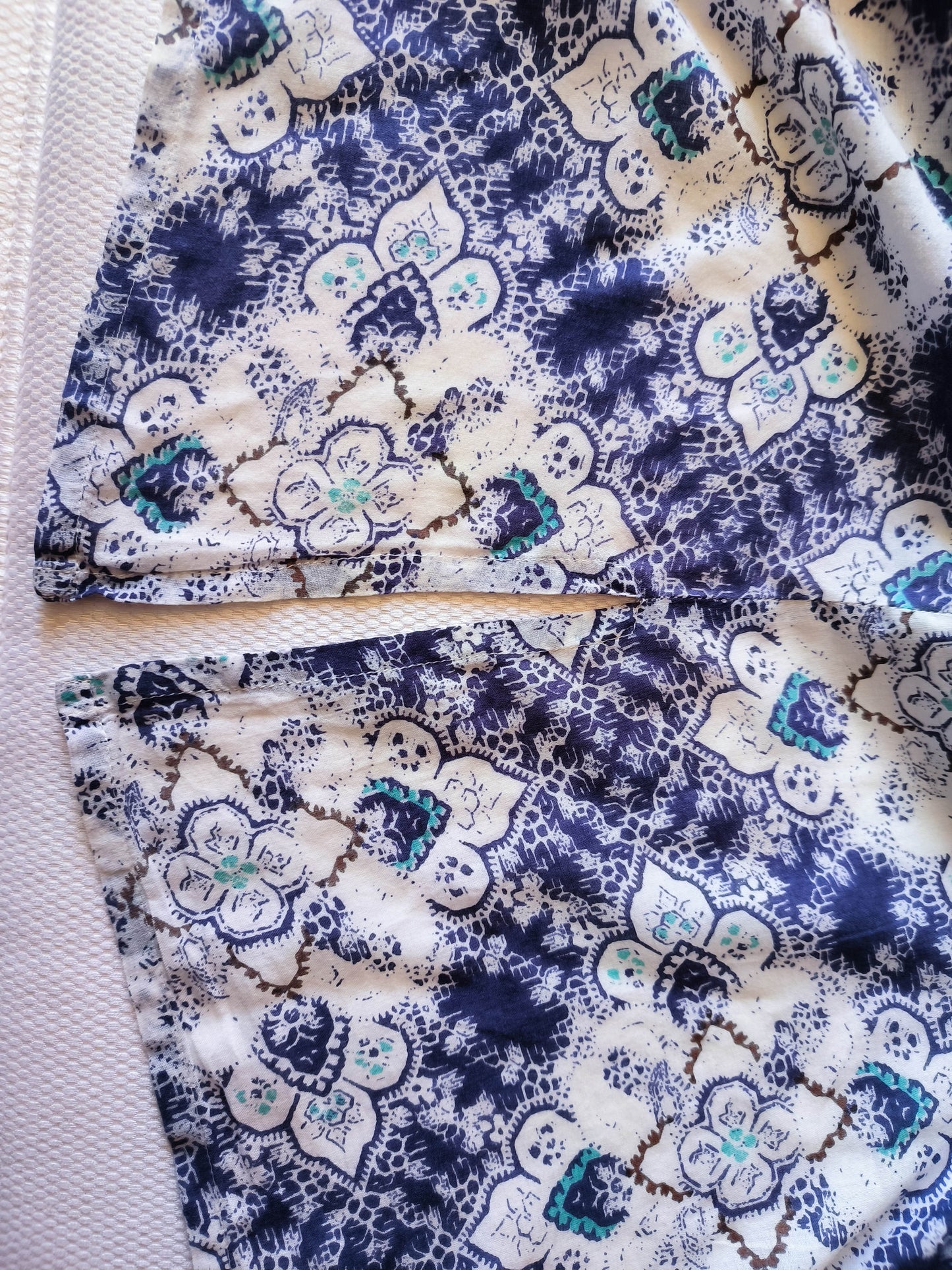 Tunique classique 100% coton, manches trois-quarts