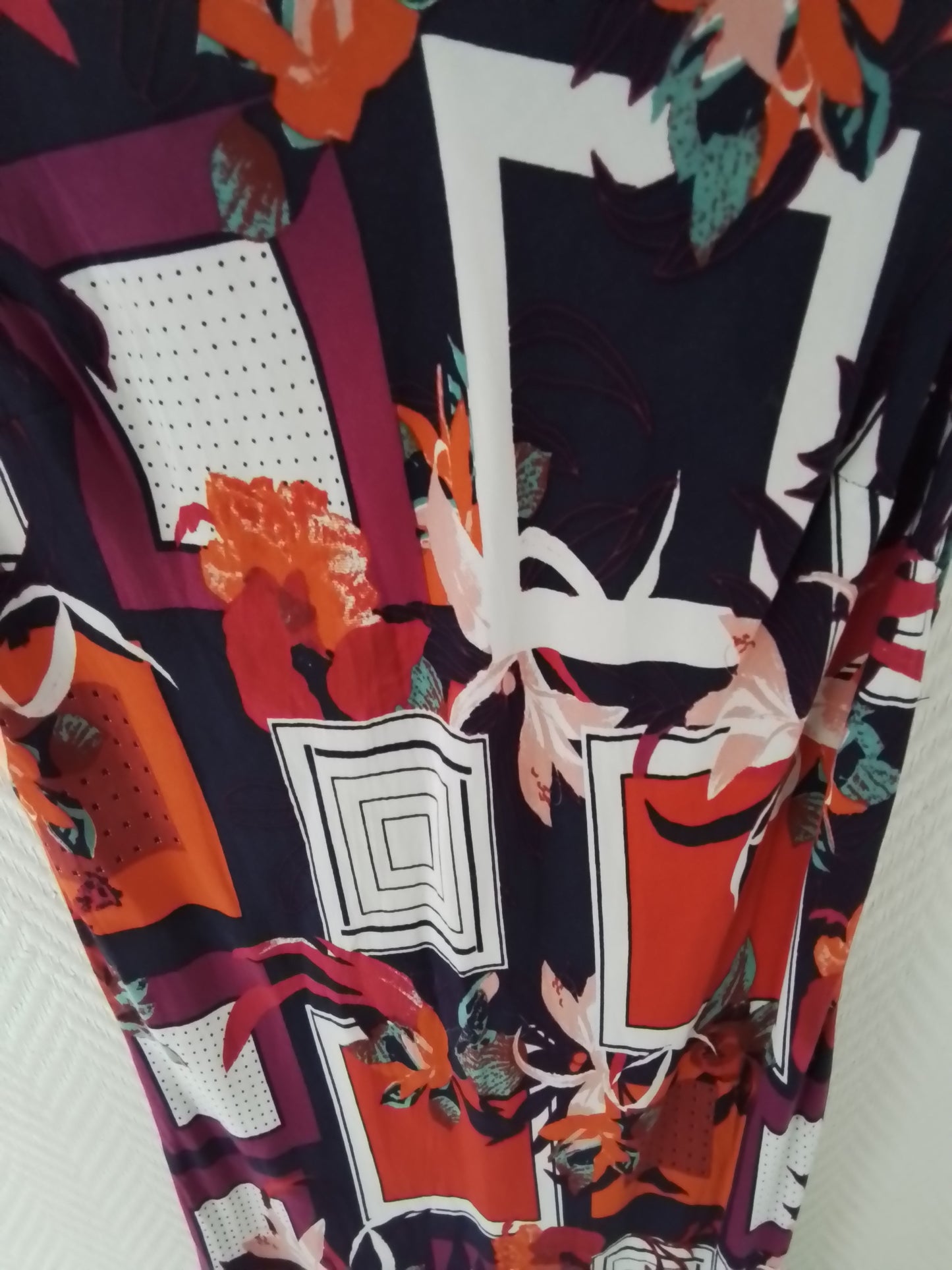 Robe longue imprimée