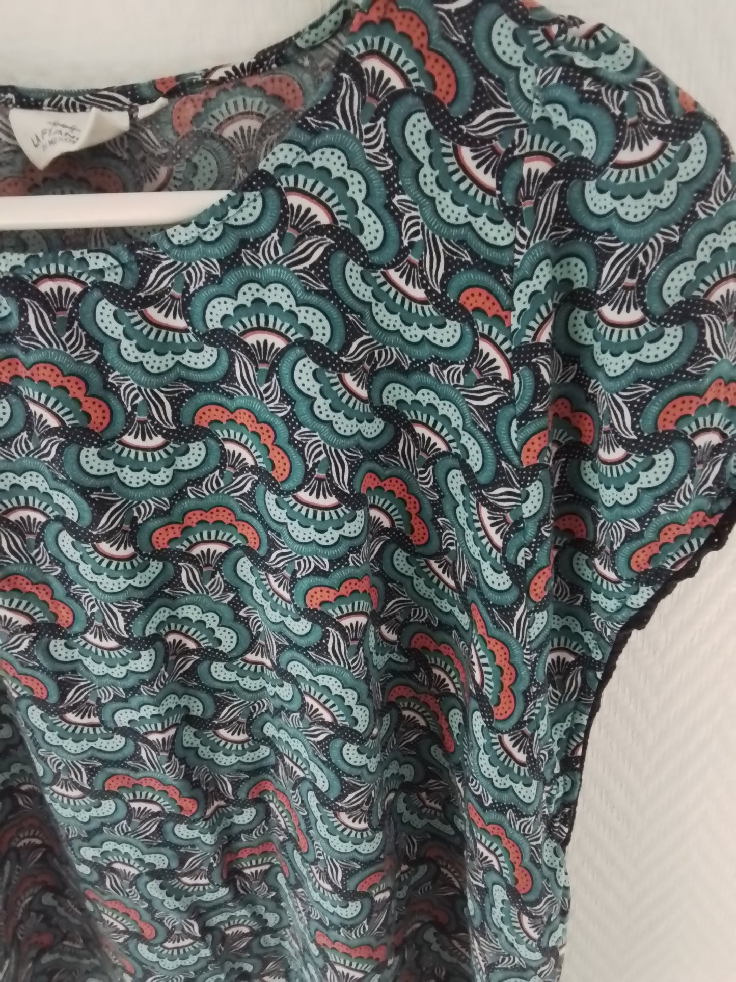 Top fluide Neema coloris nahla marine