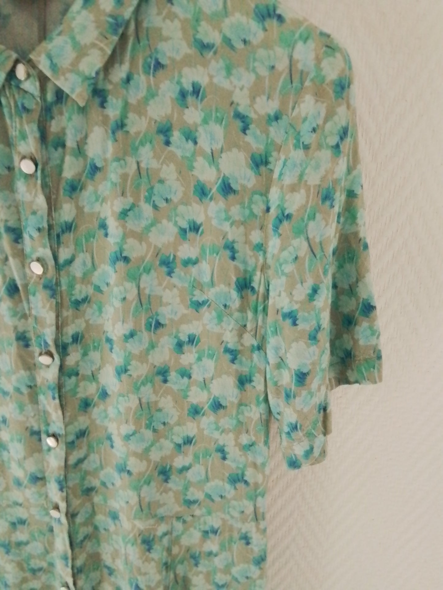 Robe chemise longue imprimée Ecovero GUADALUPE