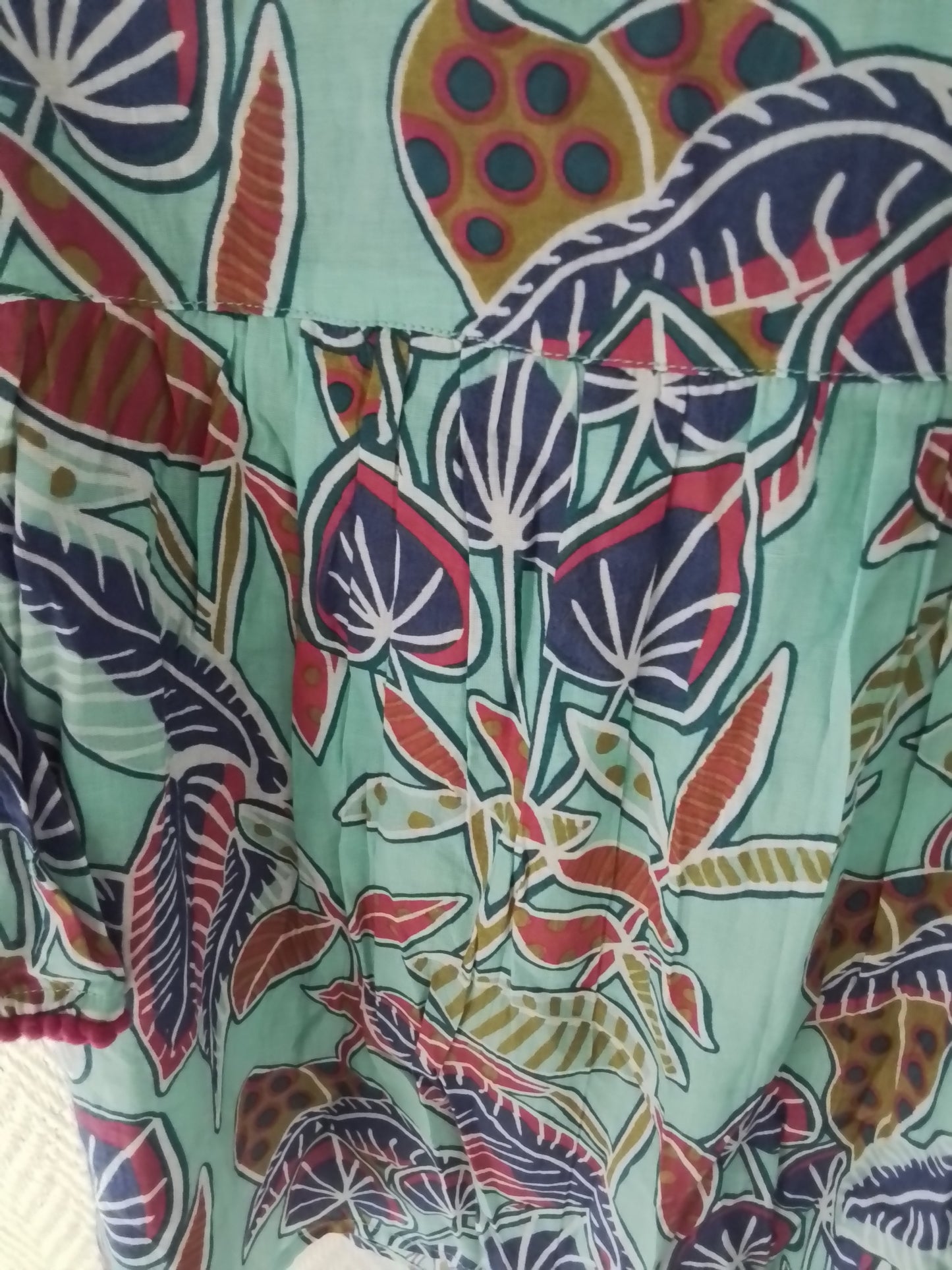 Tunique petite fille coton imprimé JALANA taille 10 ans