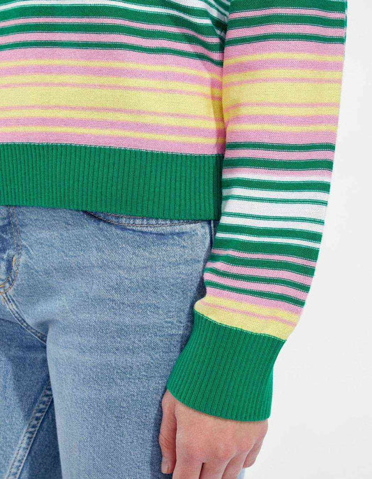 Pull maille imprimé JOA