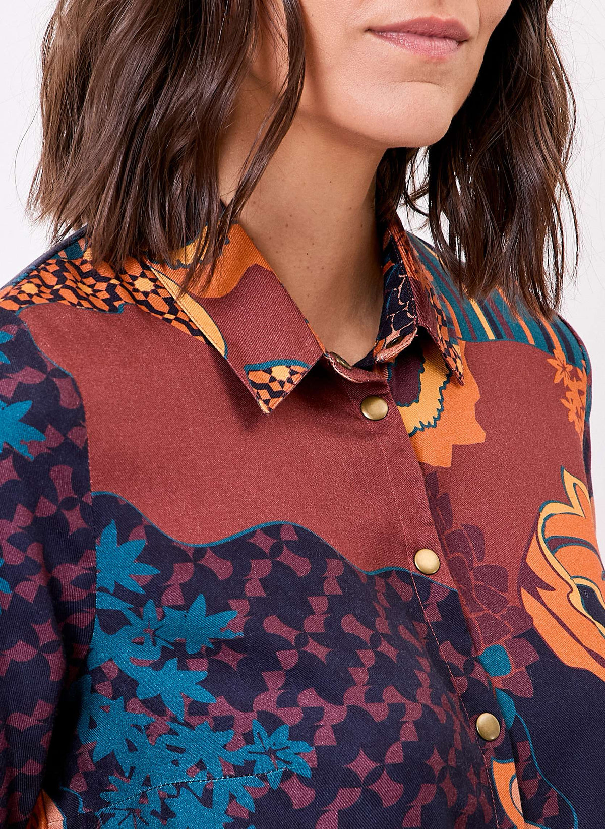 Chemise fluide imprimée FEBY