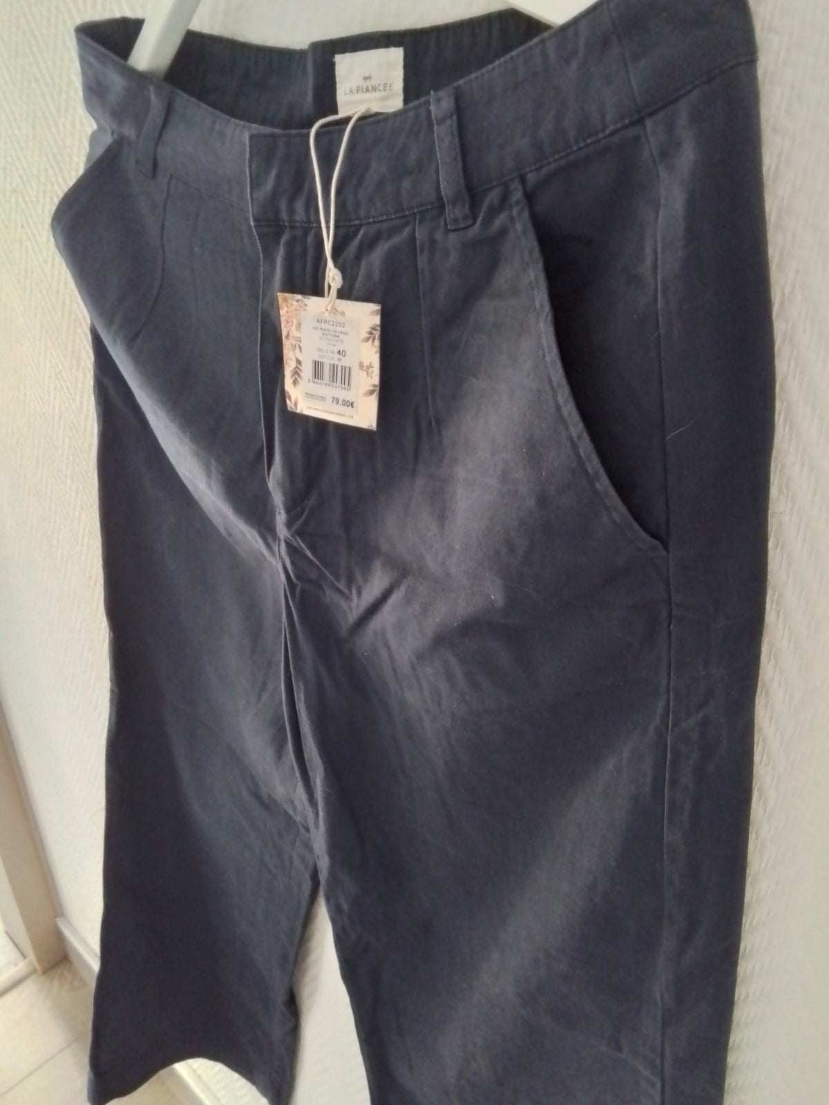 Pantalon coton jambe large CRAZY
