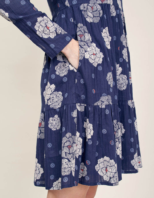 Robe ample imprimée coton MIYAMA