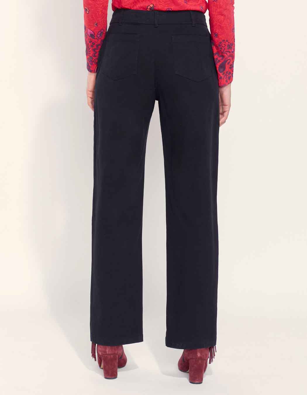 Pantalon droit large coton LAMITTA