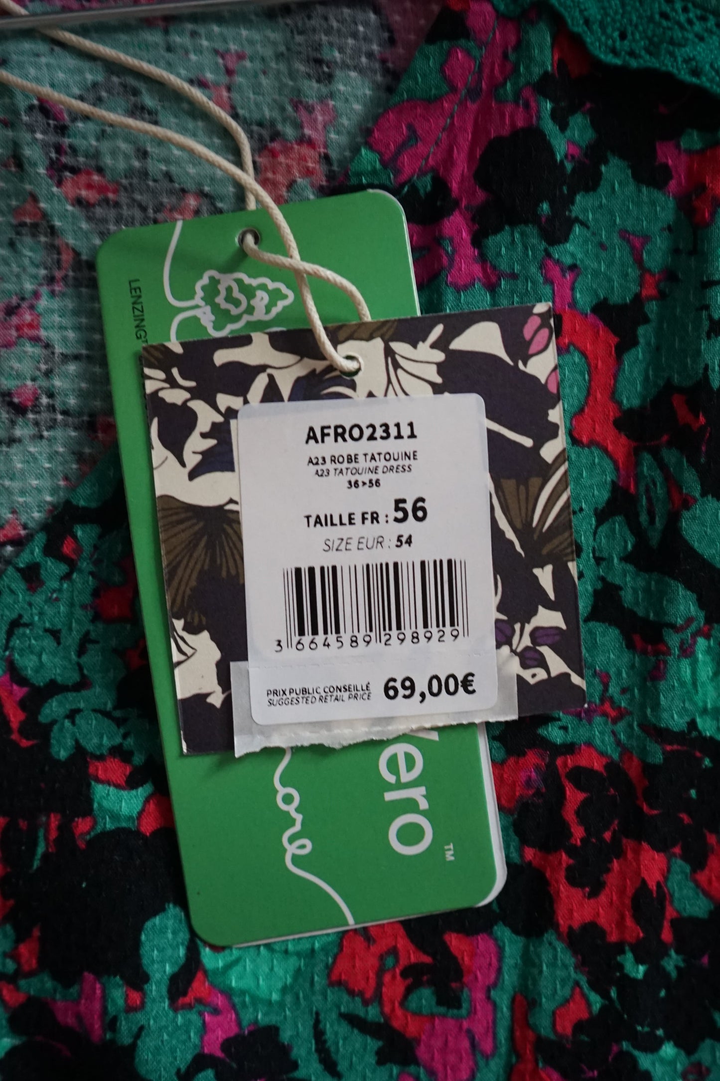 Robe imprimée fluide évasée TATOUINE