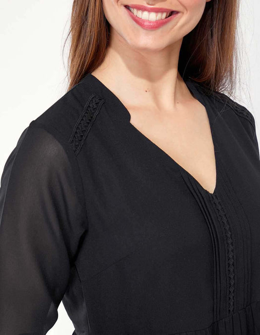 Robe ample dentelle DOKO