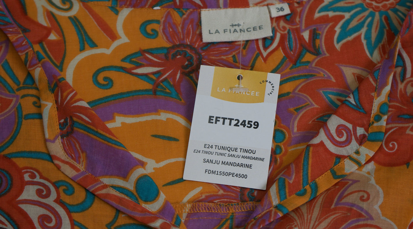 Tunique sans manches coton bio TINOU