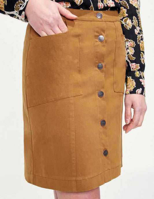 Jupe coton boutonnée PATIALA