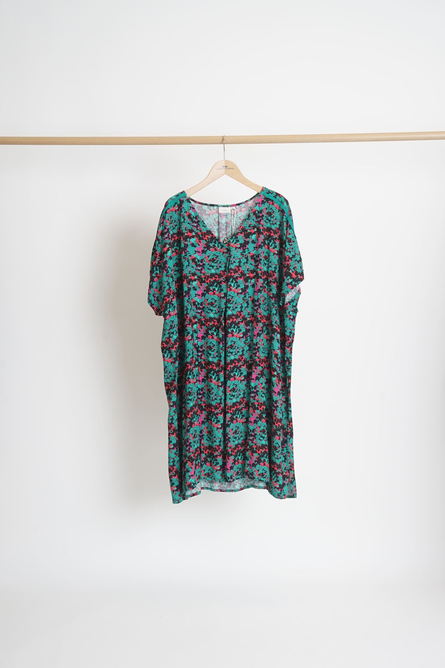 Robe imprimée fluide évasée TATOUINE