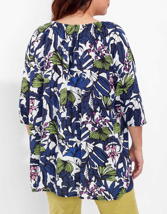 Tunique ample fluide imprimée ZOHA