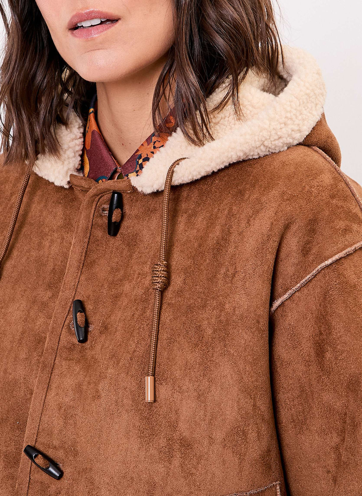 Manteau suède réversible SADAR