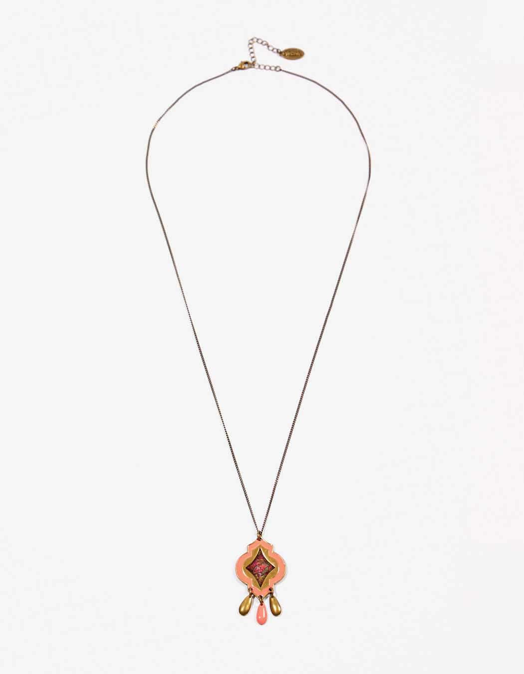 Sautoir pastille pendentif HOINA
