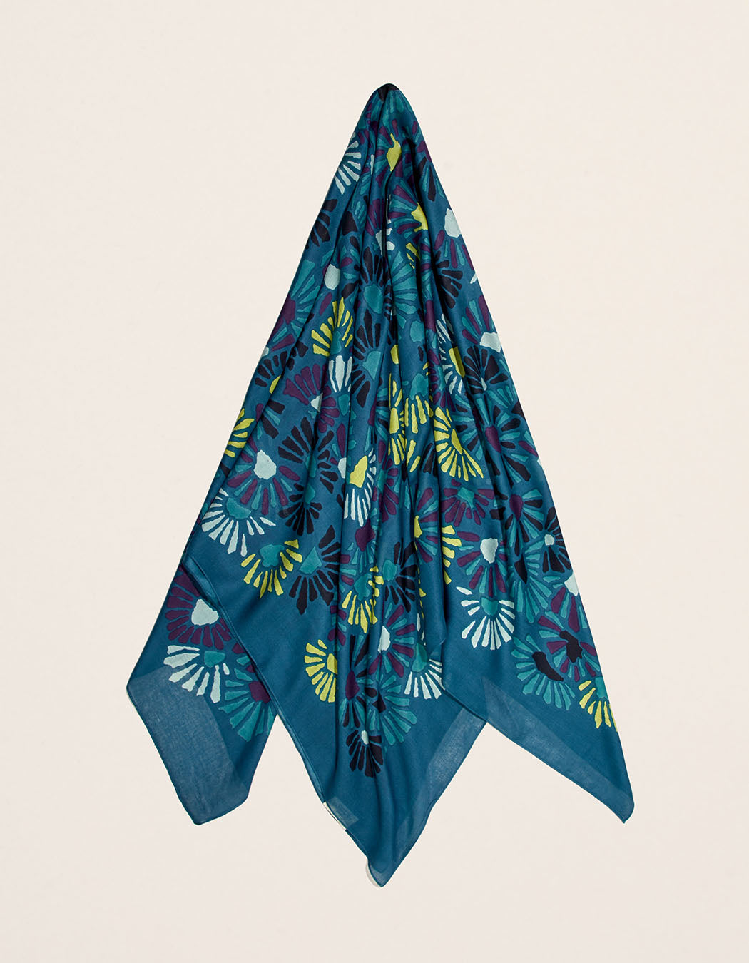 Foulard imprimé en coton MAXI