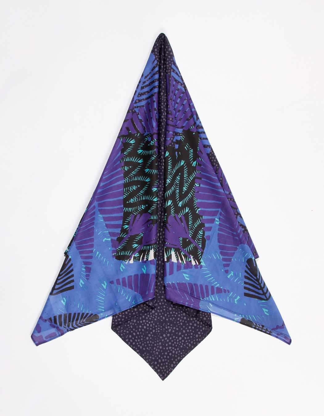Foulard coton imprimé MAXI