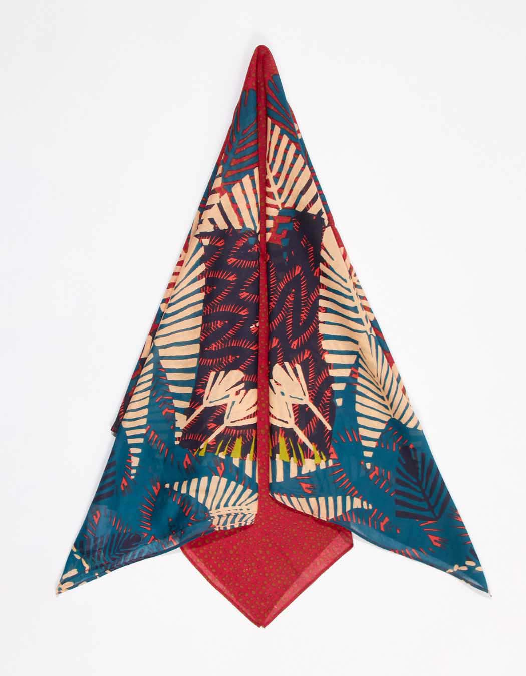 Foulard coton imprimé MAXI