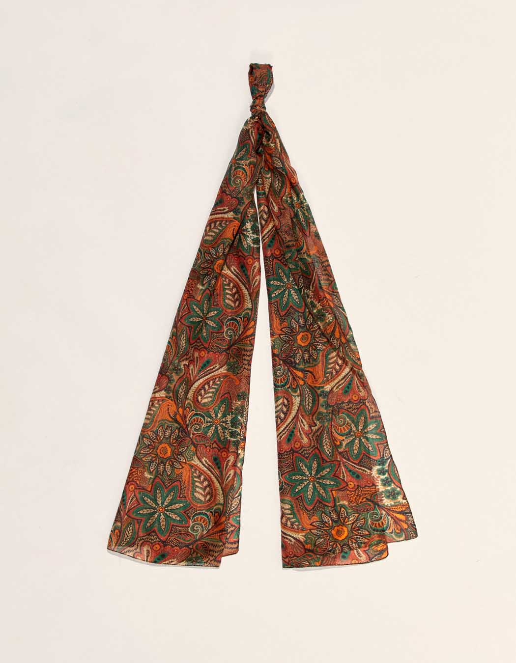 Foulard en soie imprimée NOLIN