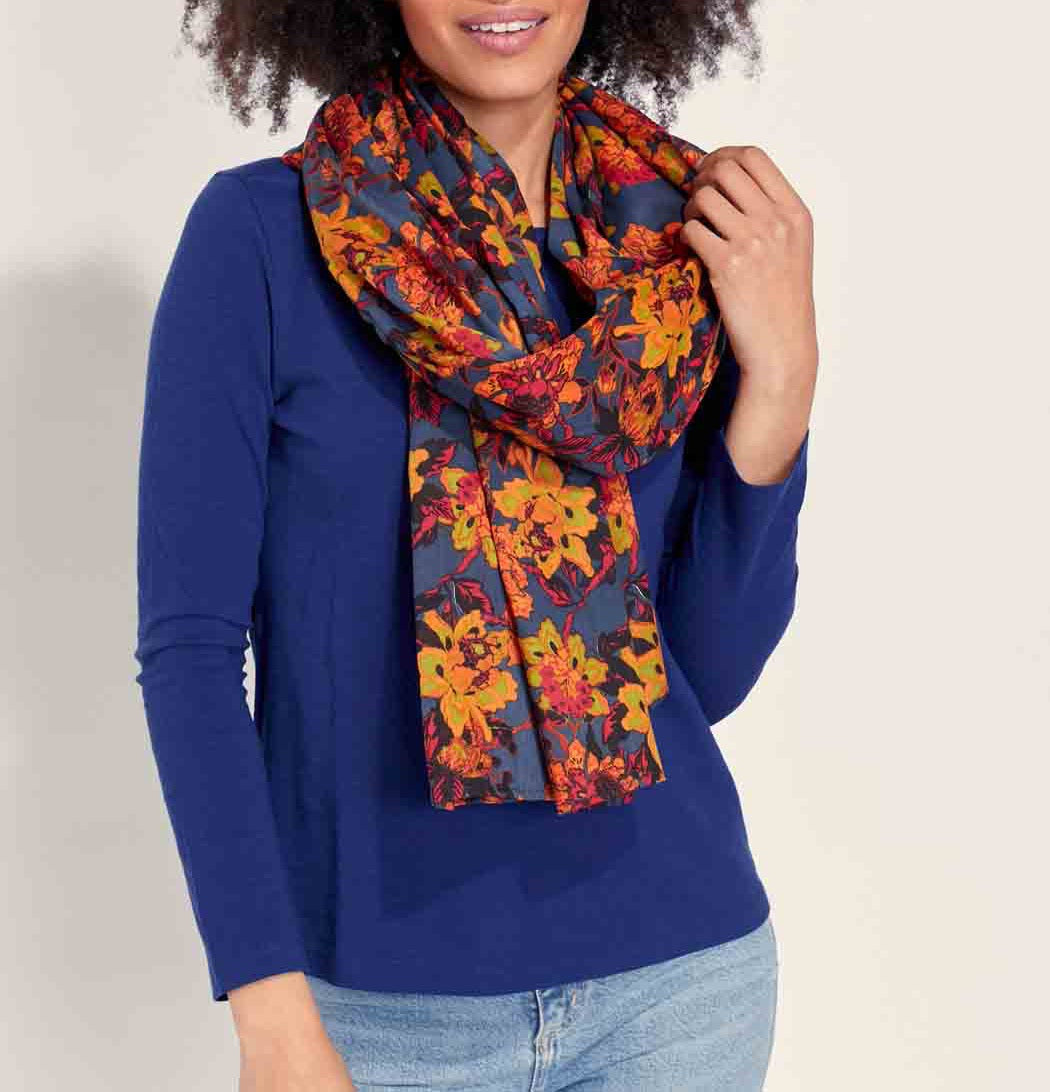 Paréo coton bio imprimé SARONG
