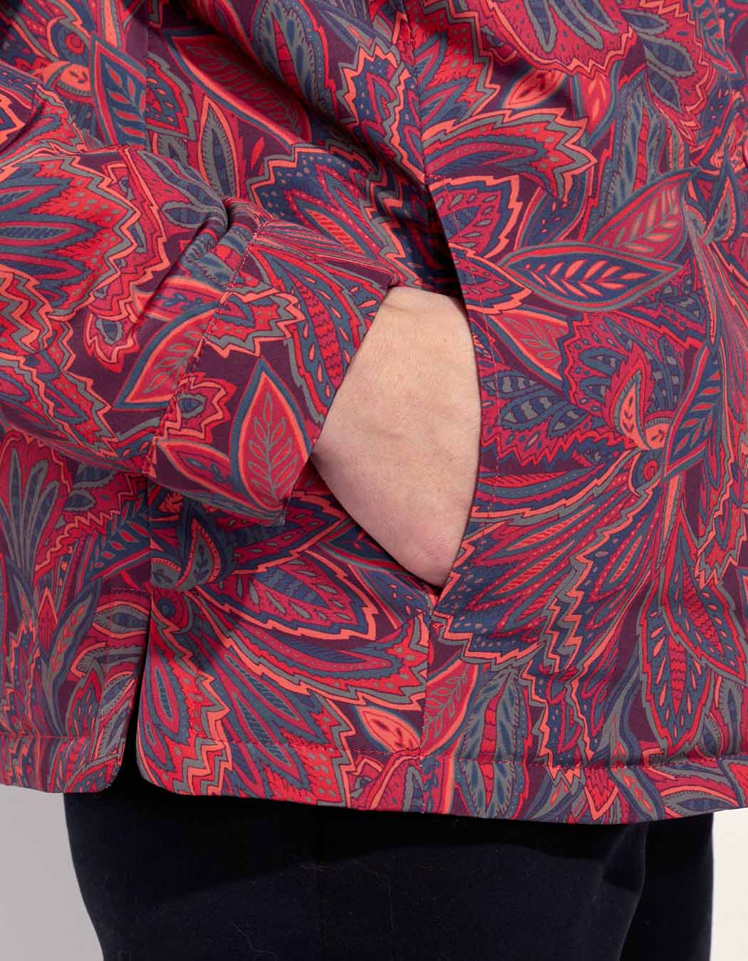 Veste matelassée doublée imprimée GERESA