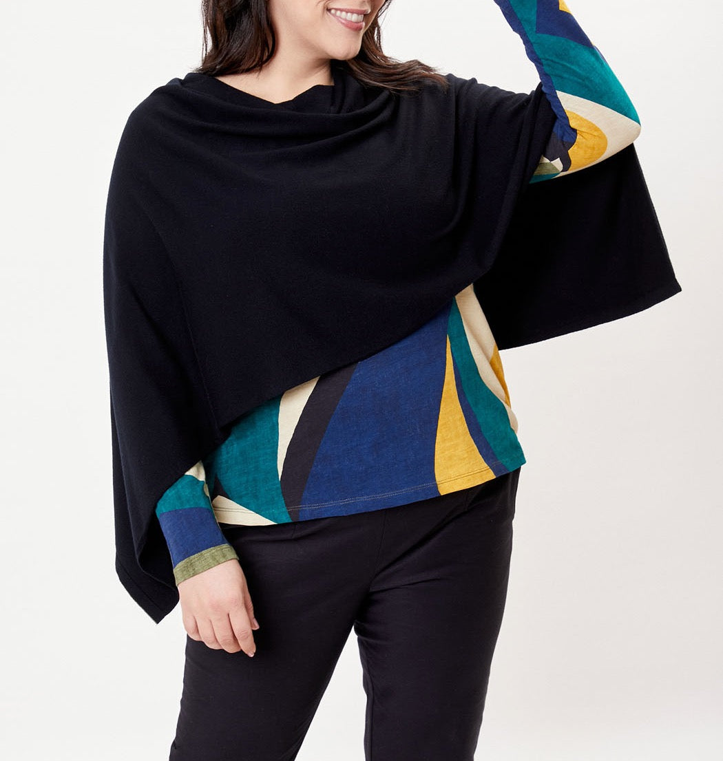 Poncho maille LAYAMA
