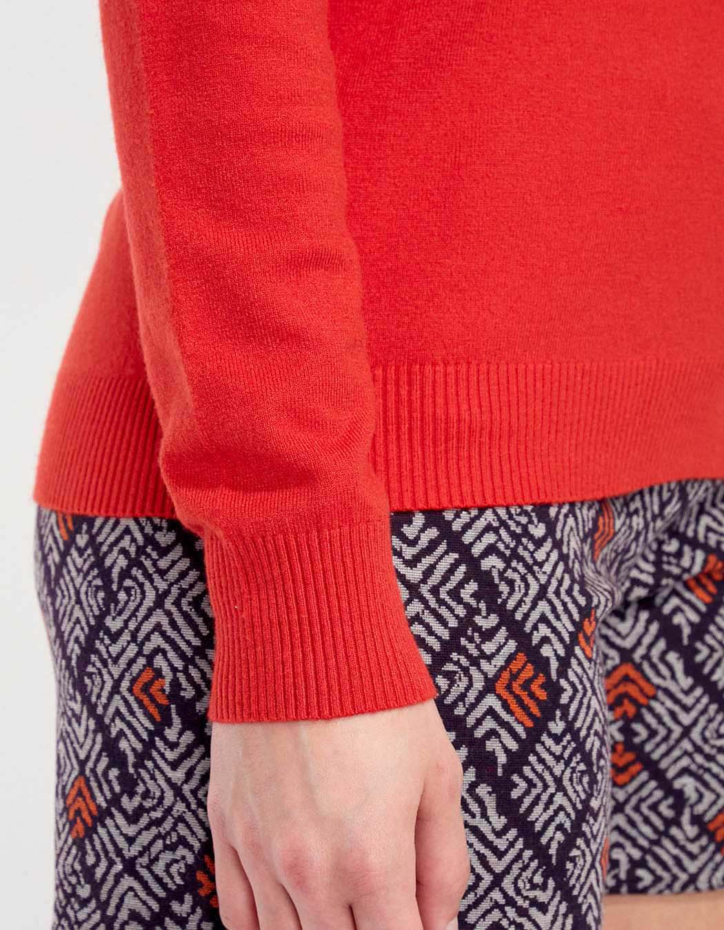 Pull maille col cheminée ADELEX