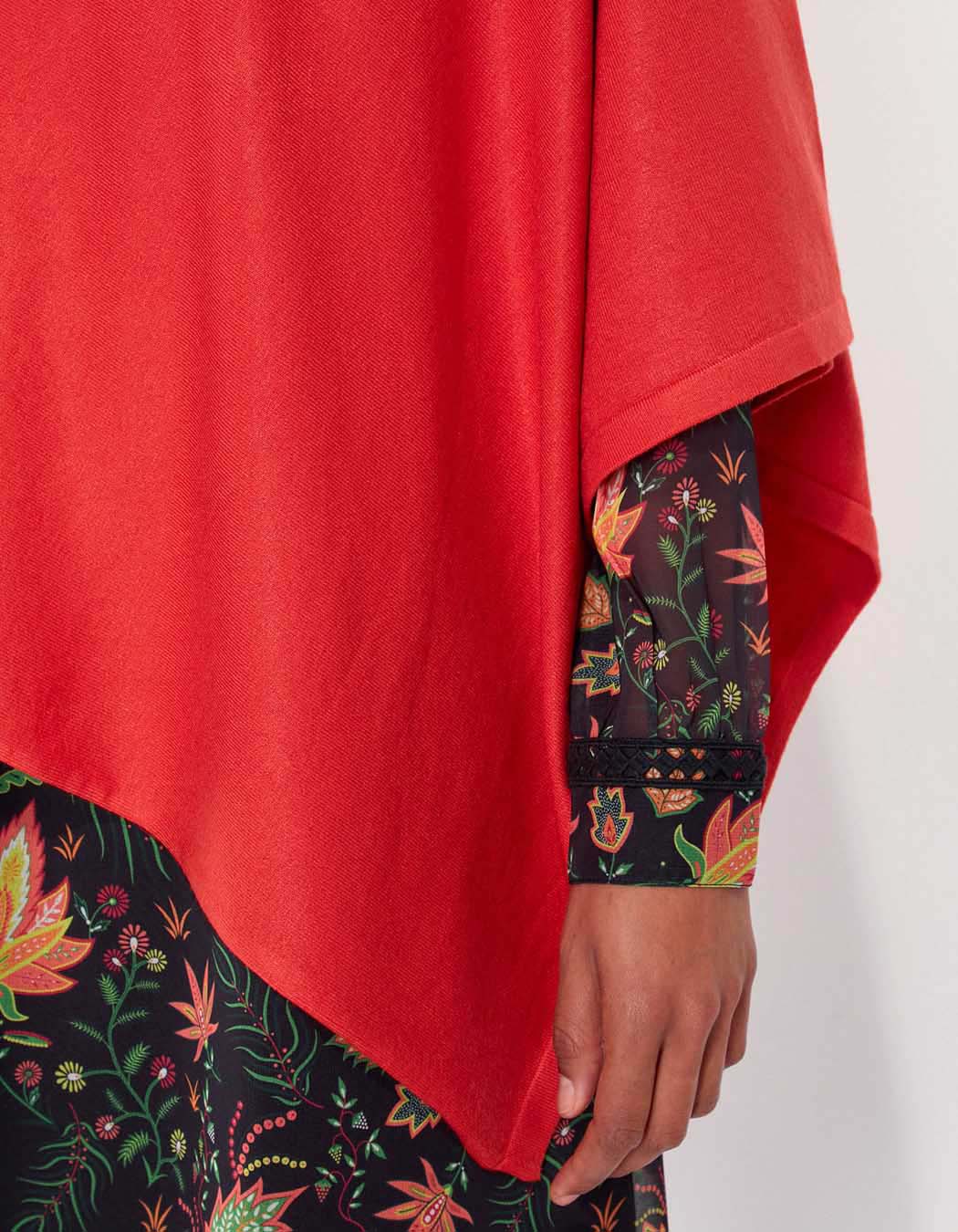 Poncho maille LAYAMA