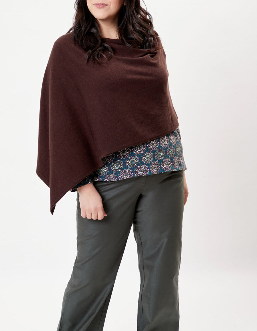 Poncho maille LAYAMA