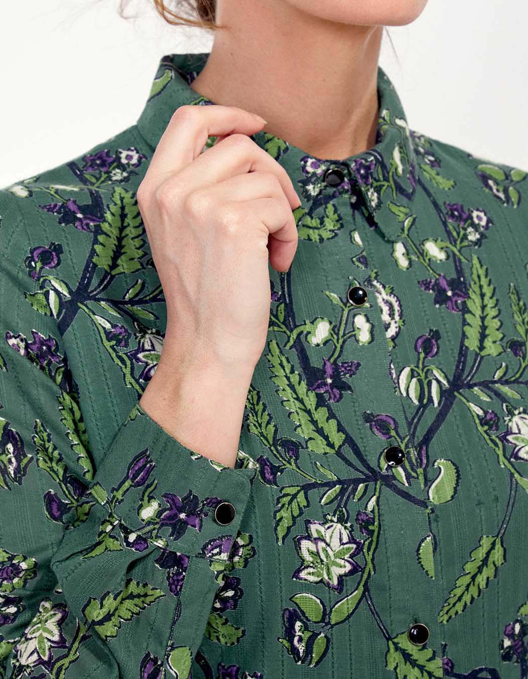 Robe chemise coton bio AGRA
