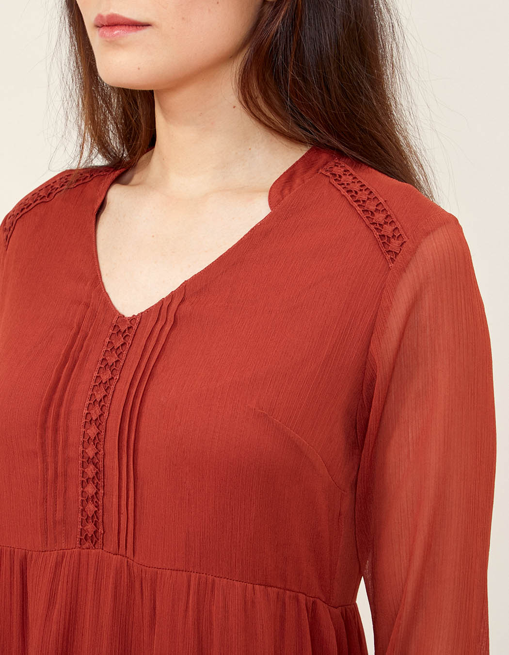 Robe ample dentelle DOKO