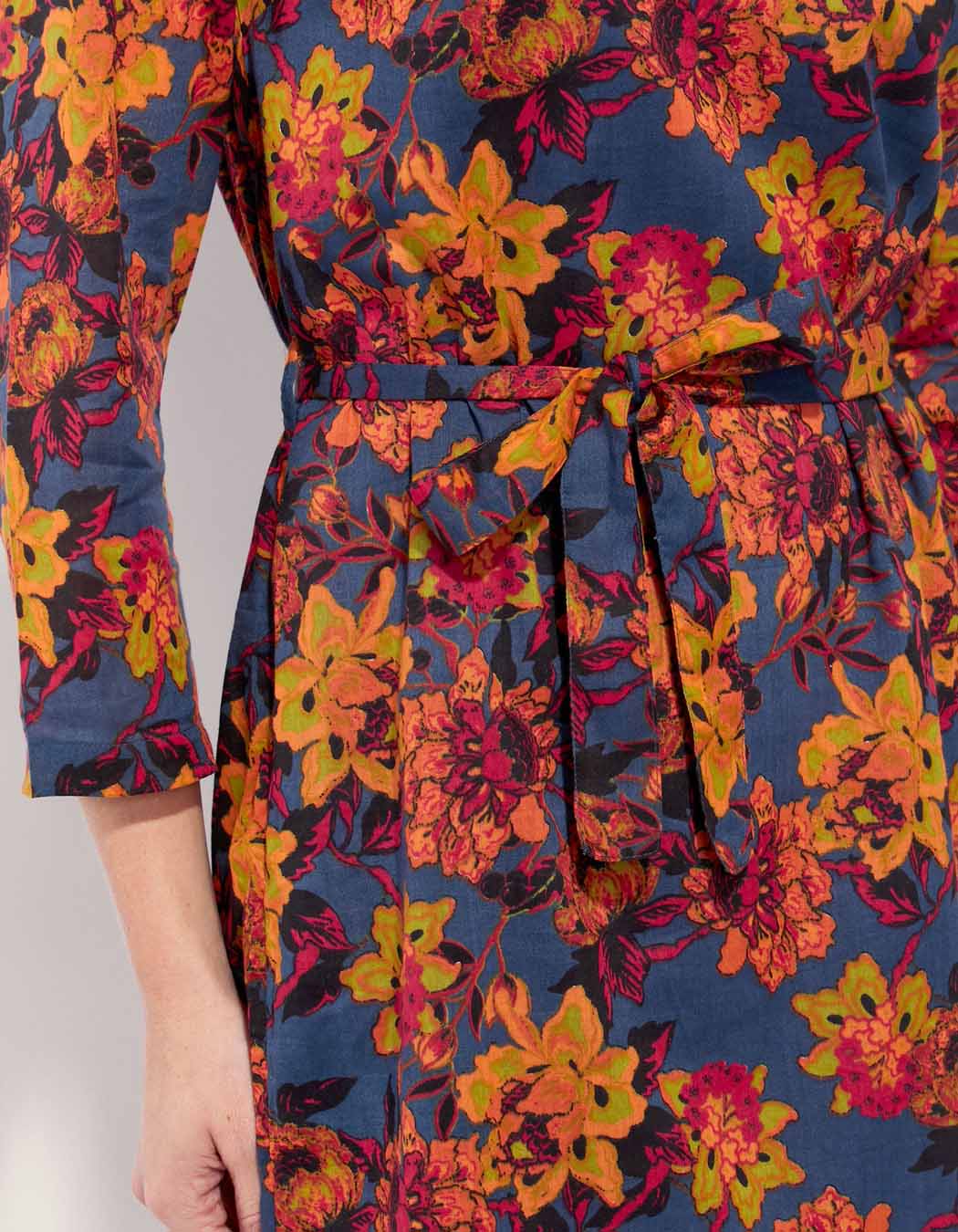 Robe imprimée doublée coton bio ELVA