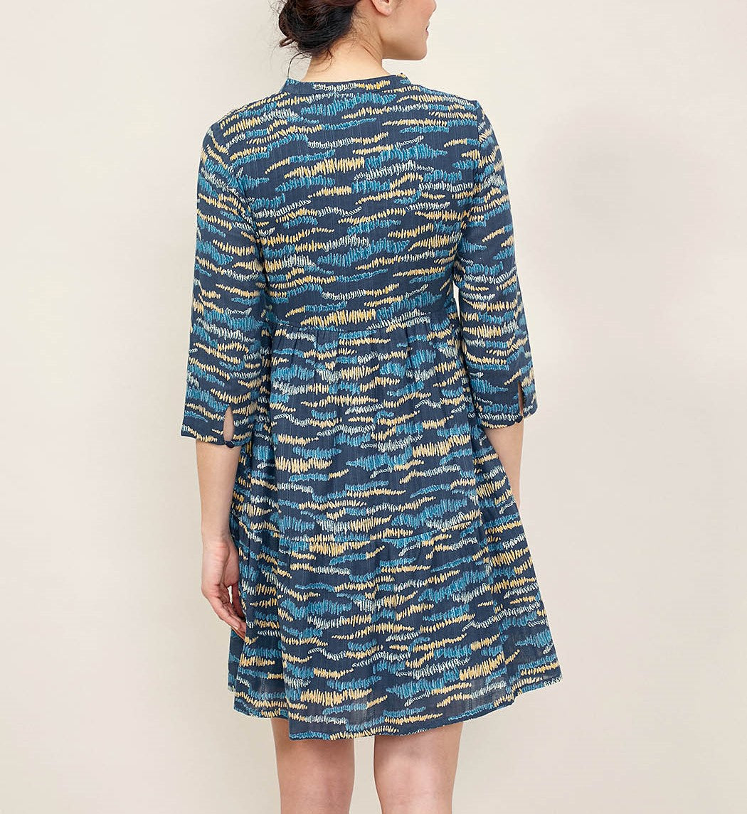 Robe ample imprimée coton MIYAMA
