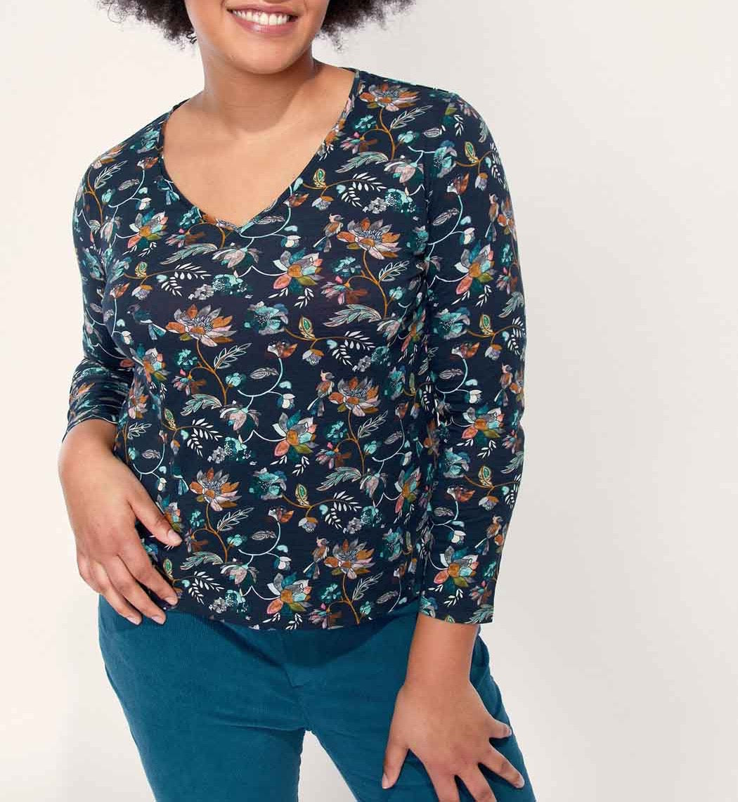 T-shirt coton bio imprimé TAMIR