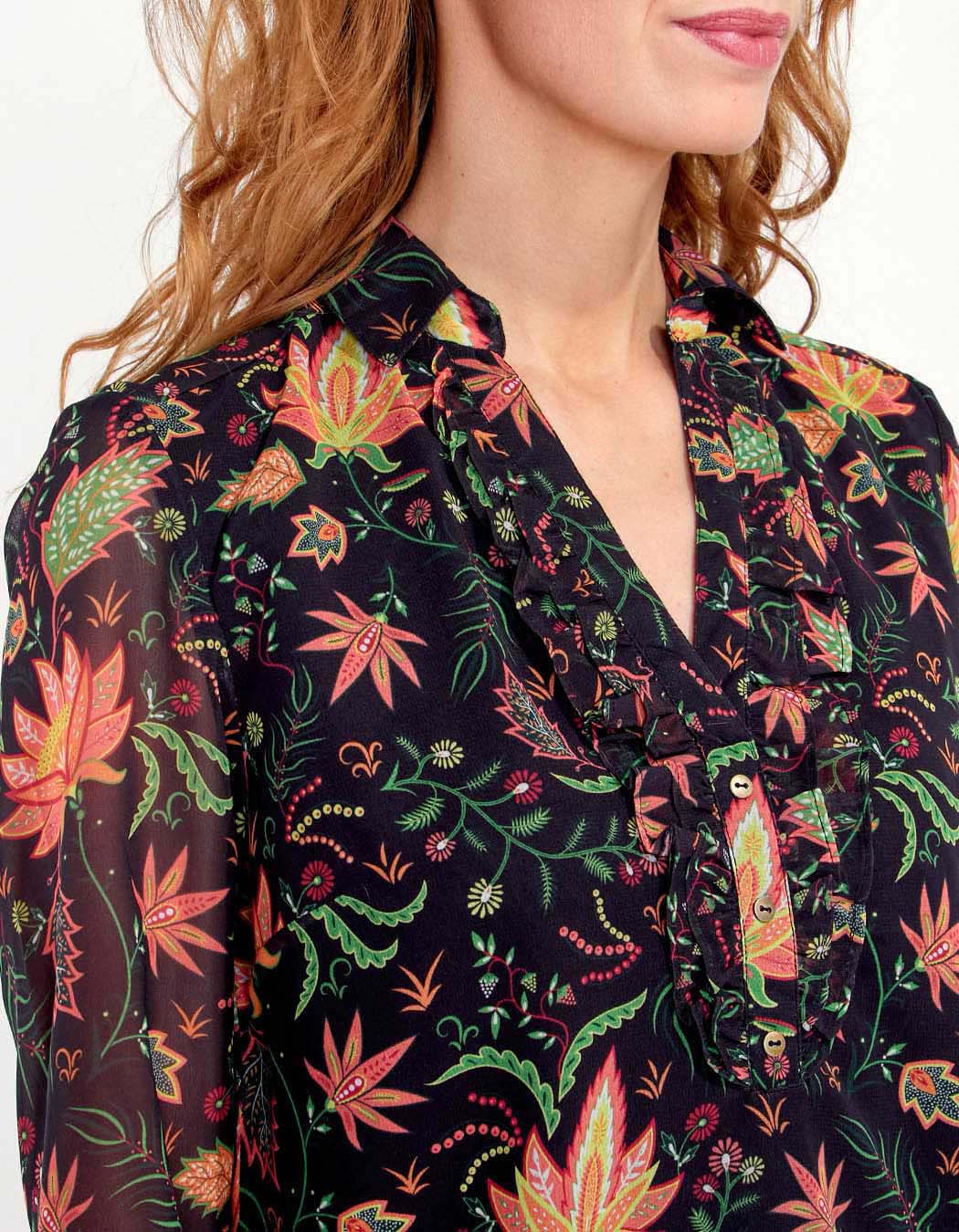 Blouse fluide imprimée KATI