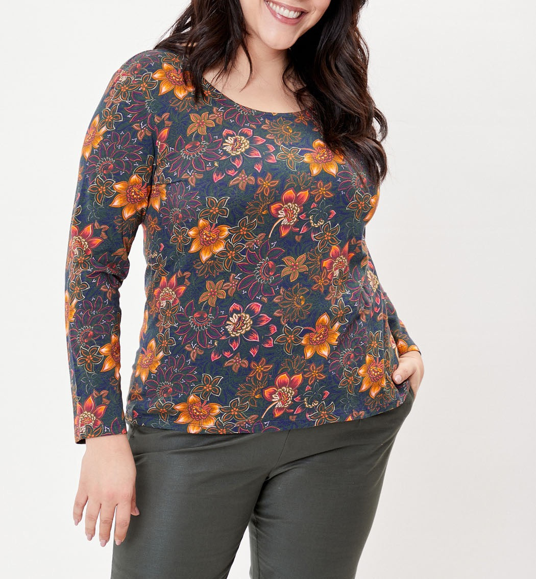 T-shirt coton bio imprimé KANPUR