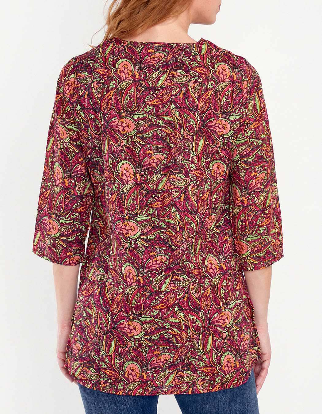 Tunique femme coton bio imprimée LAURIE