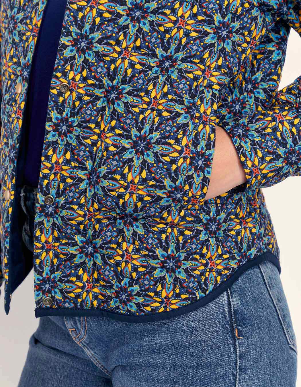 Veste teddy imprimée matelassée réversible VEGALA
