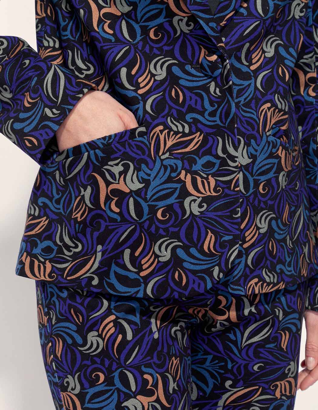 Veste blazer imprimée VELIA
