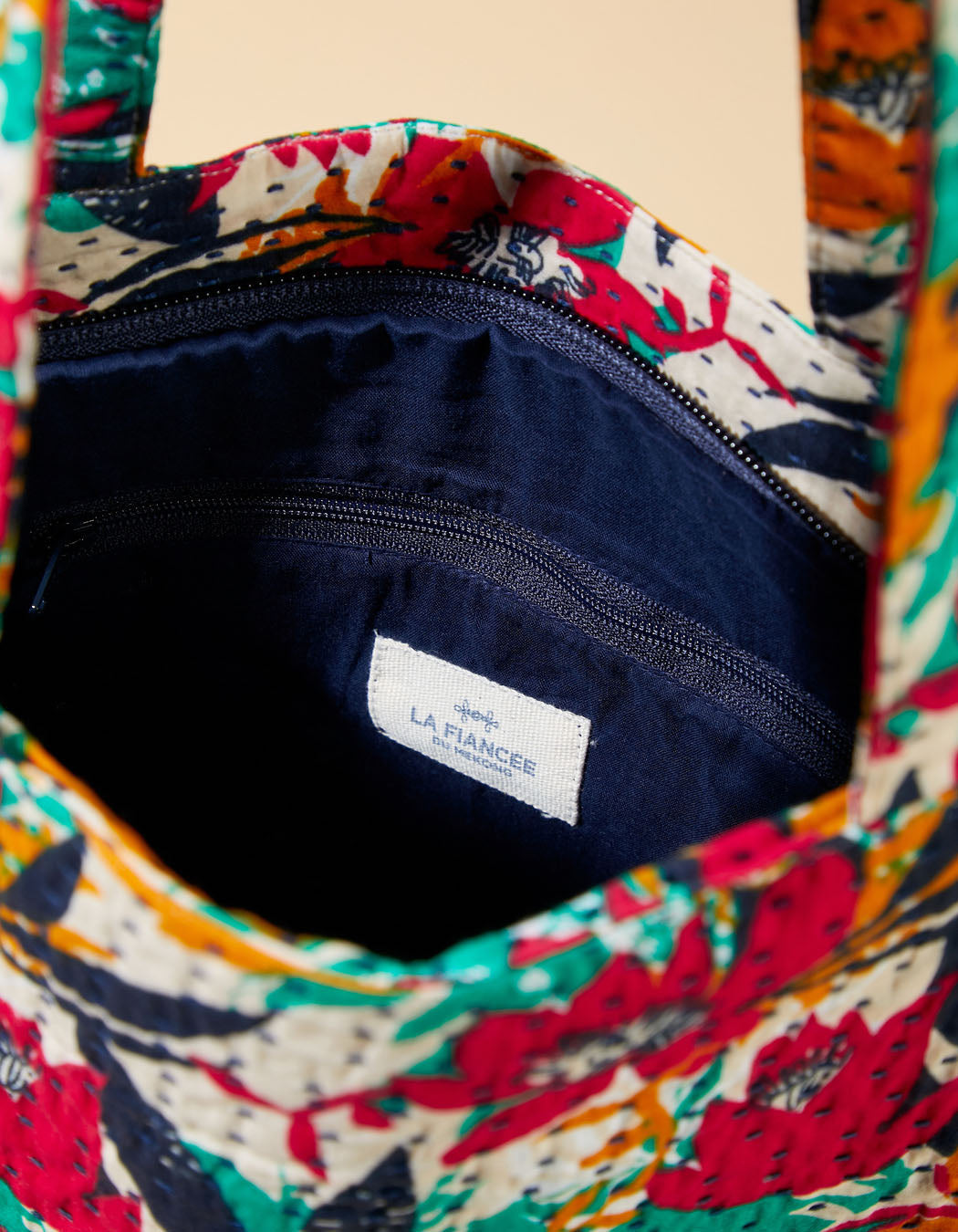 Tote bag zippé