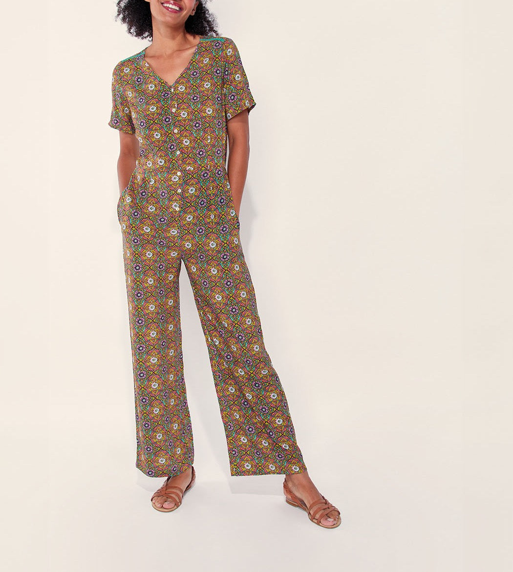 Combi-pantalon fluide ecovero MAYZI