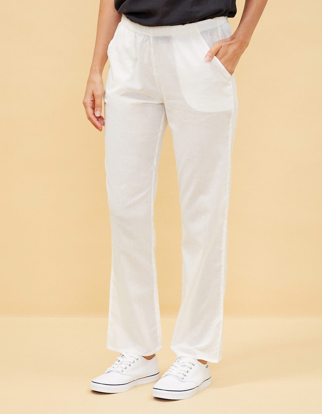 Pantalon voile de coton Vince