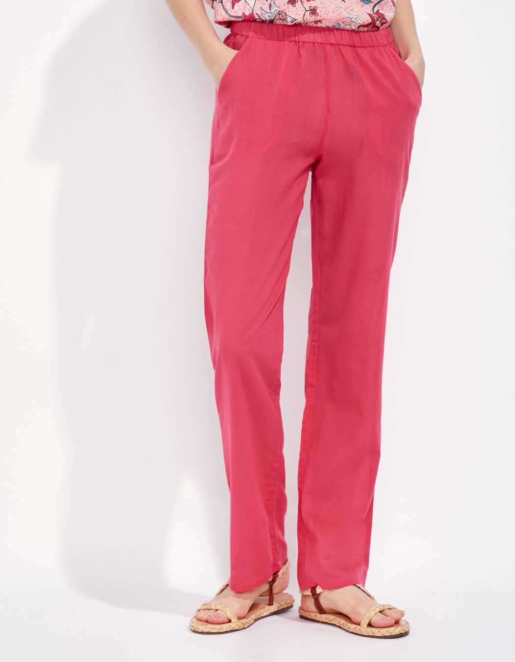 Pantalon léger coton bio uni VIVEK