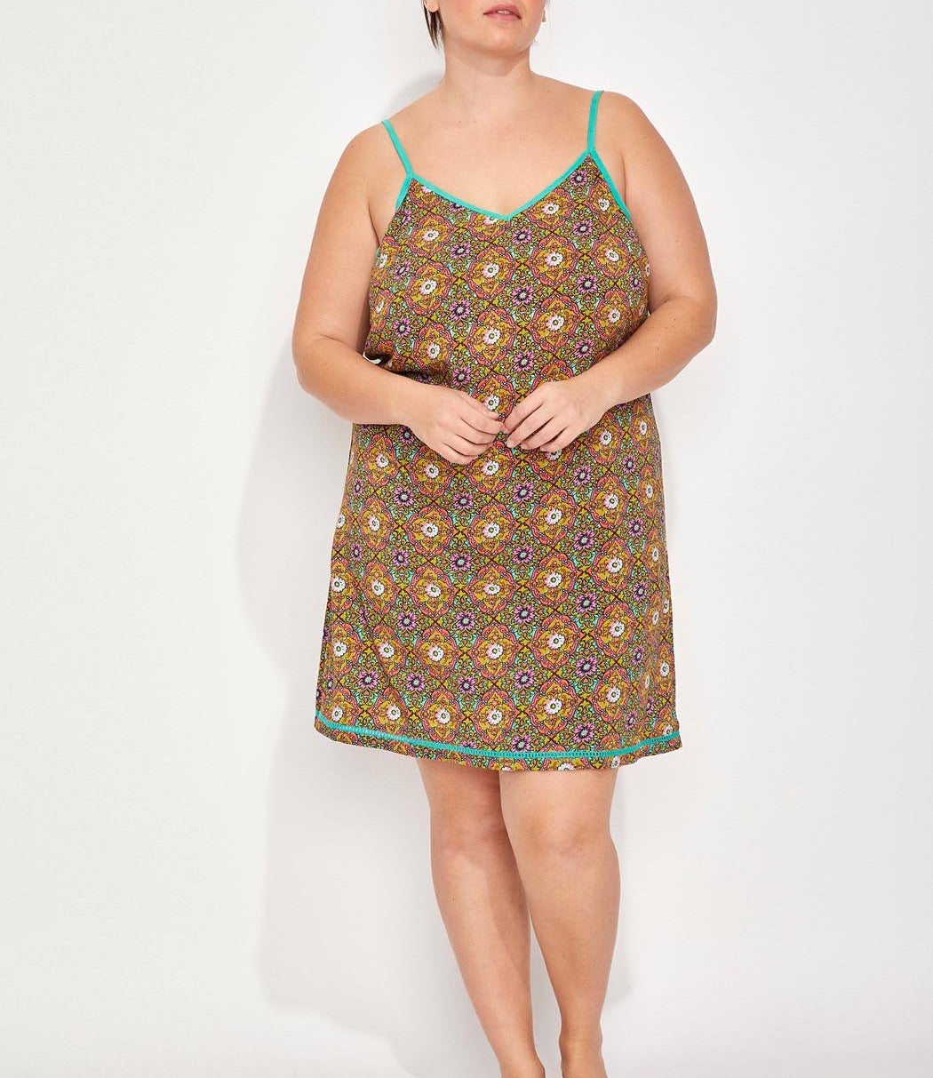 Robe fines bretelles ecovero PRETORIANE