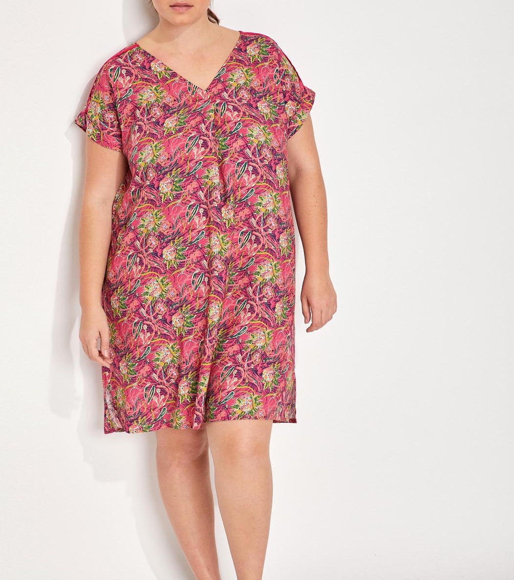Robe évasée fluide ecovero TATOUINE