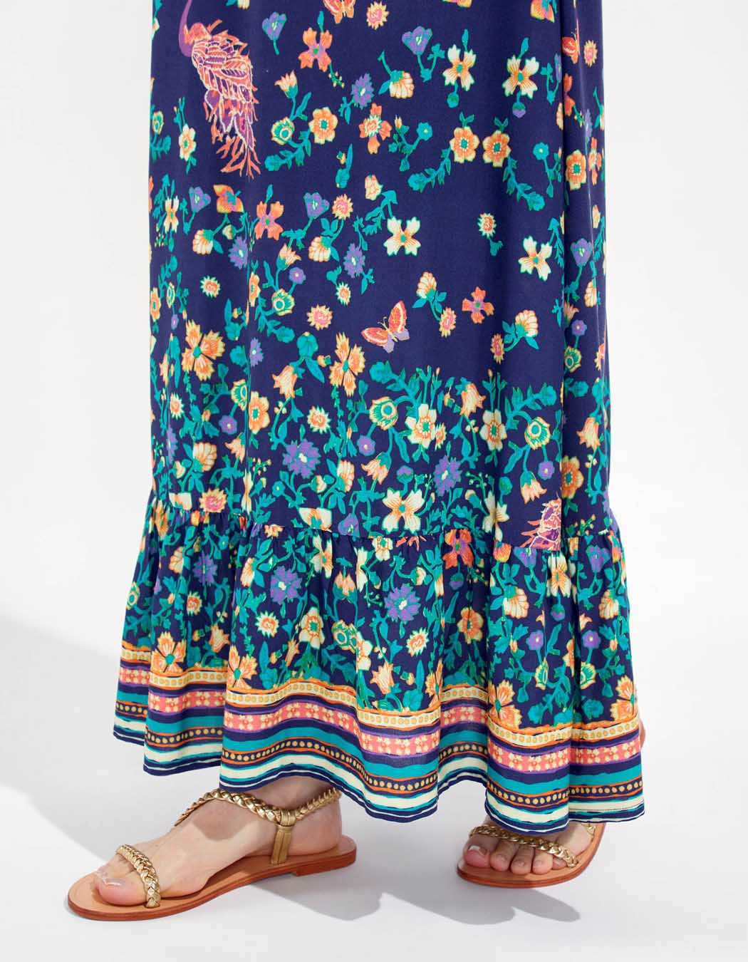 Robe longue imprimée YELEN